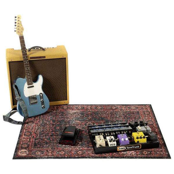 Drum N Base Vintage Stage Mat Black-Red