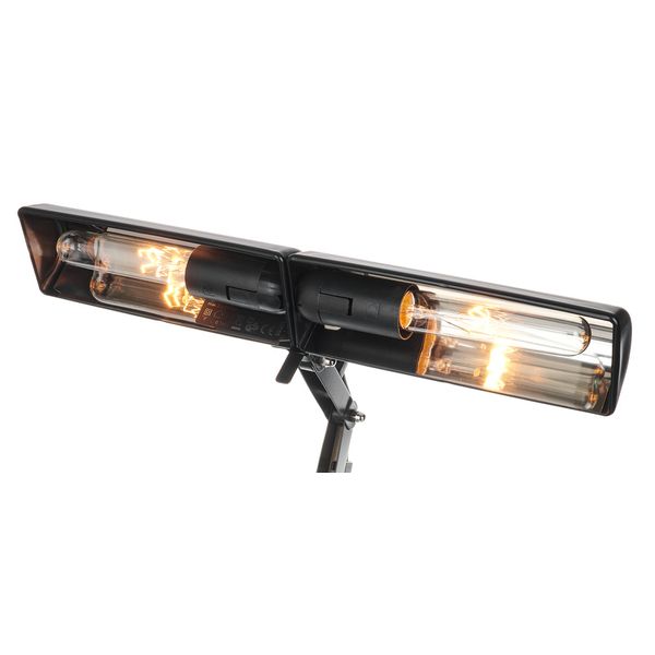 K&M 12260 Double Music Light Black