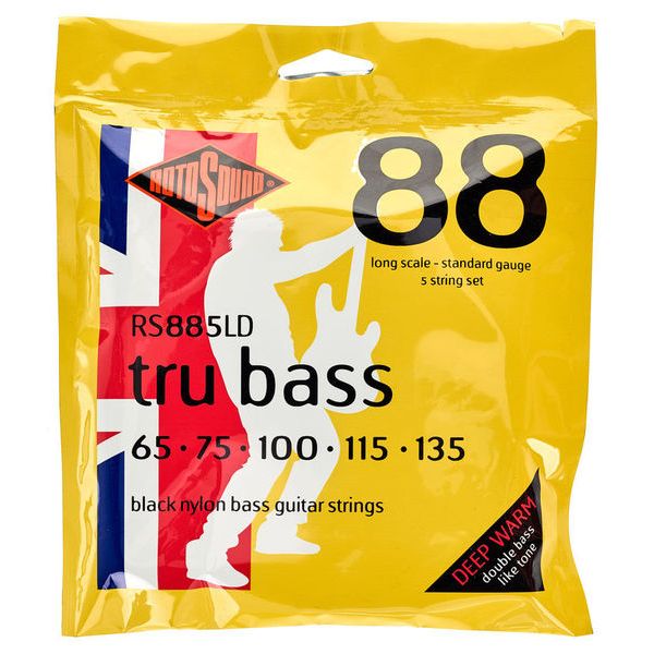Rotosound RS885LD Black Nylon