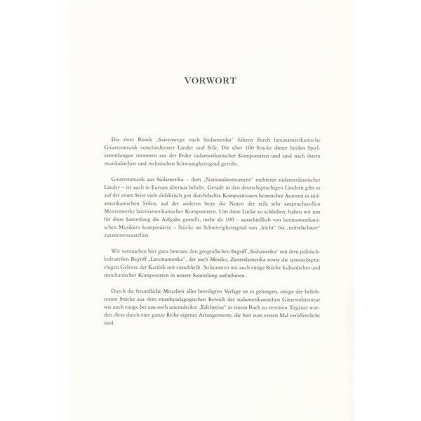 Edition Dux Saitenwege Südamerika 1