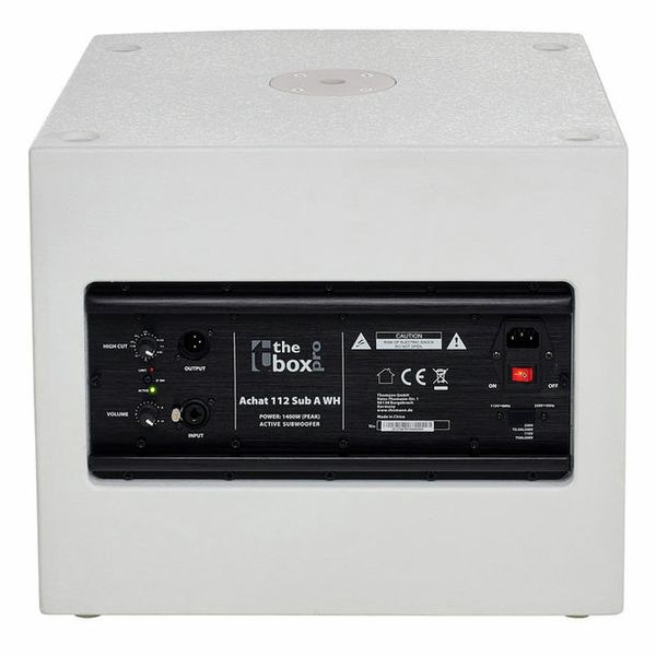 the box pro Achat 112 Sub A WH