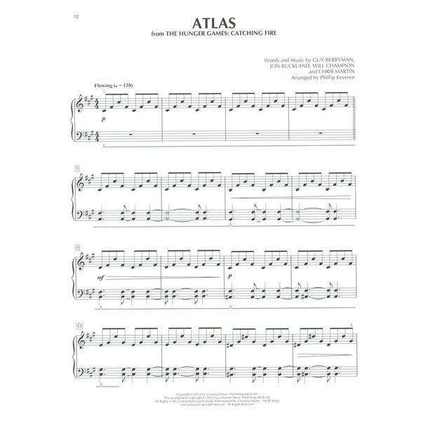 Hal Leonard Coldplay For Classical Piano