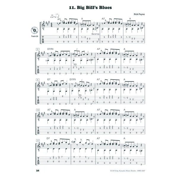 Acoustic Music Books Fingerstyle Blues Collection