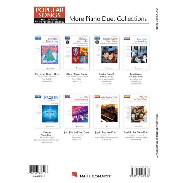 Hal Leonard Easy Disney Duets Piano