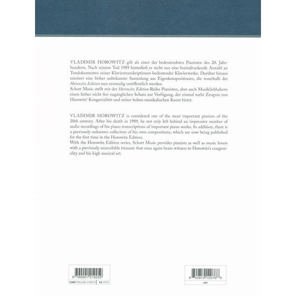 Schott Horowitz Waltz in F Minor