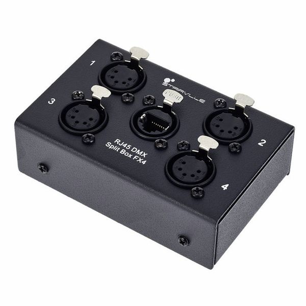 Stairville RJ45 DMX Split Box FX4-5pin