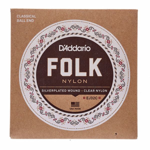 Daddario EJ32C Folk Nylon