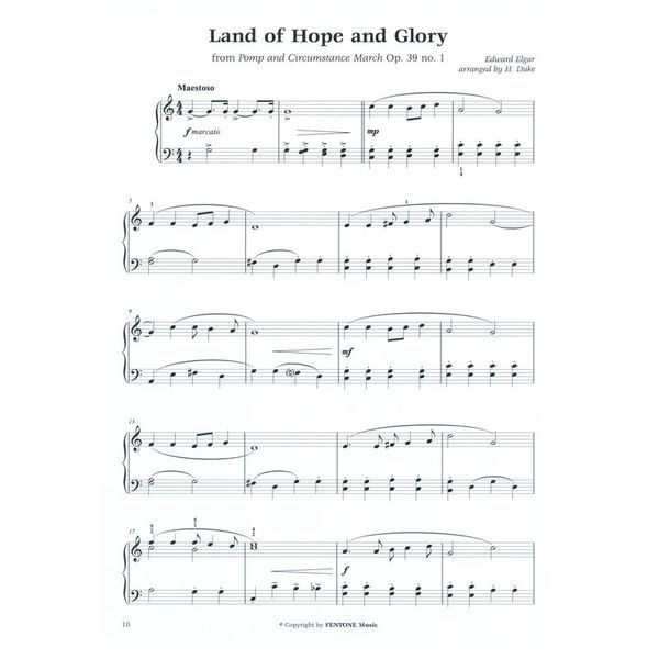 Fentone Music The Elgar Piano Album