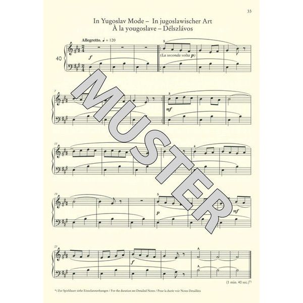 Wiener Urtext Edition Bartok Mikrokosmos 1