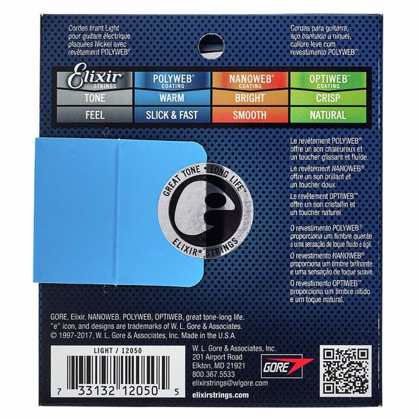 Elixir 12050 Polyweb Light