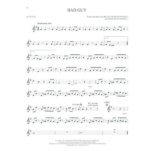 Hal Leonard 101 Simple Songs Alto Sax