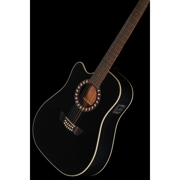 Harley Benton Custom Line CLD-10SCE-12BKS LH