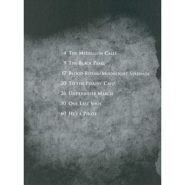 Hal Leonard Pirates Caribbean 1 Easy Piano