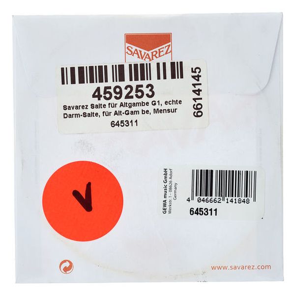 Savarez Alto Viola Da Gamba G1