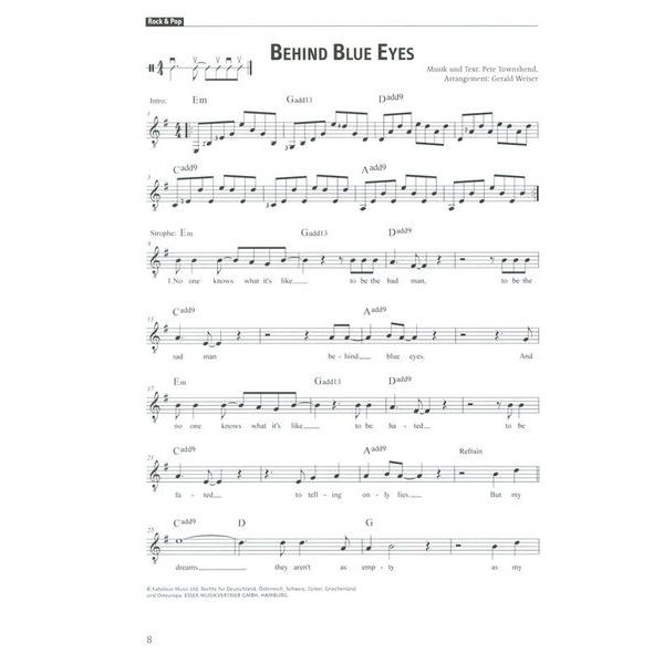 Schott Rock & Pop Gitarren-Songbook