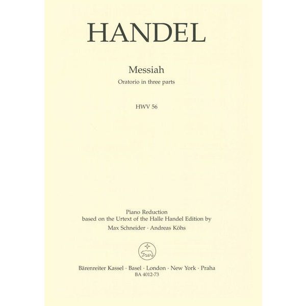 Brenreiter Hndel Messiah