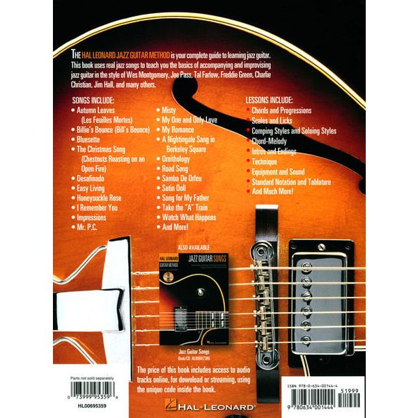 Hal Leonard Guitar Method Jazz Guitar
