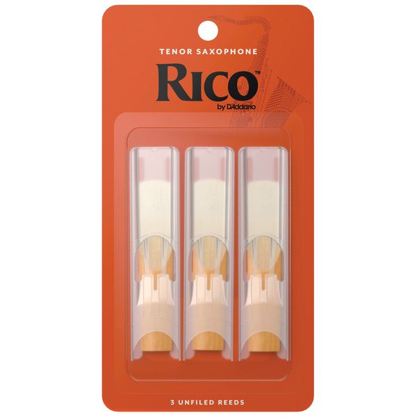 DAddario Woodwinds Rico Tenor Sax 1.5 3-Pack