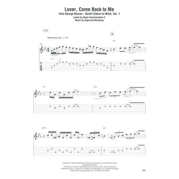 Hal Leonard Jazz Guitar Omnibook