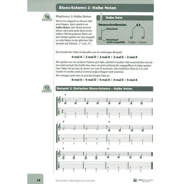 Alfred Music Publishing Garantiert Bluesgitarre lernen
