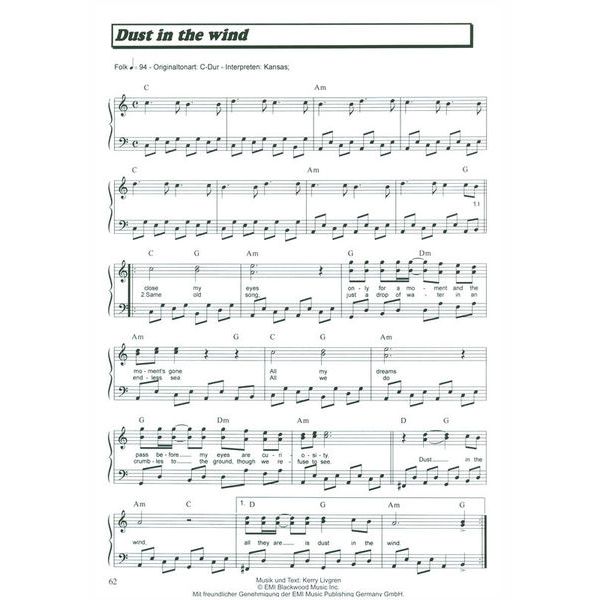 Musikverlag Hildner 100 Hits in C-Dur 2