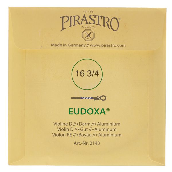 Pirastro Eudoxa D Violin 16 3/4