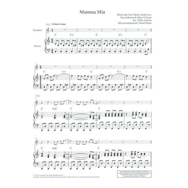 Schott Abba Classics A-Sax