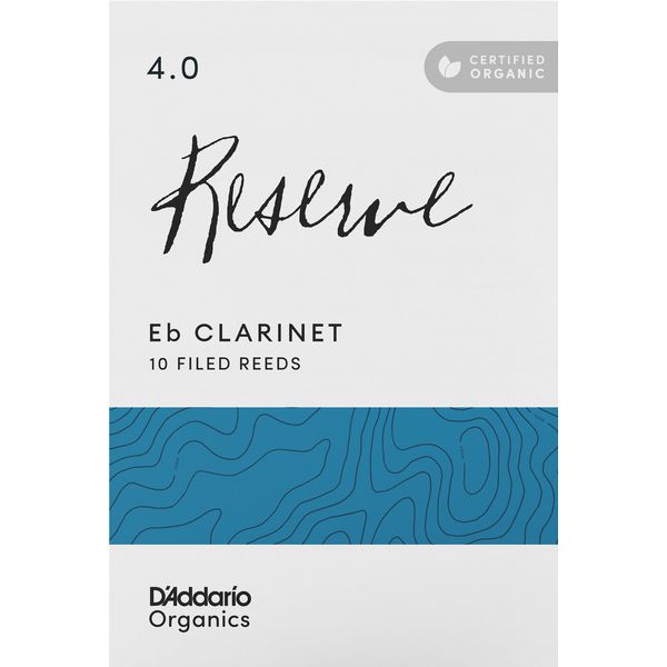 DAddario Woodwinds Organic Reserve Eb CLAR 4.0