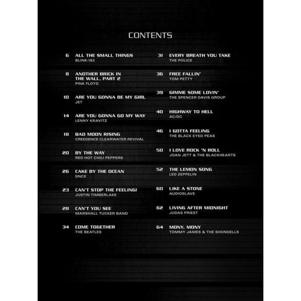 Hal Leonard Simple Songs for Bass