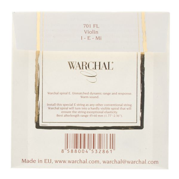Warchal Amber E Violin 4/4 LP Strong