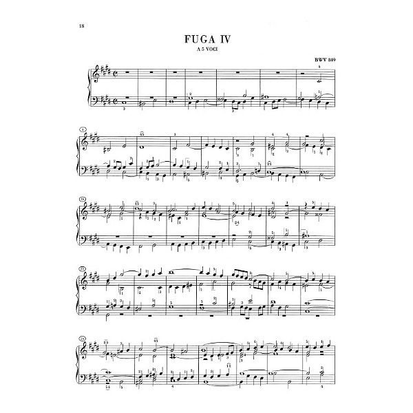 Henle Verlag Bach Wohltemperiert Klavier I