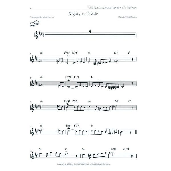 Alfred Music Publishing Klezmer Play-Alongs Clarinet