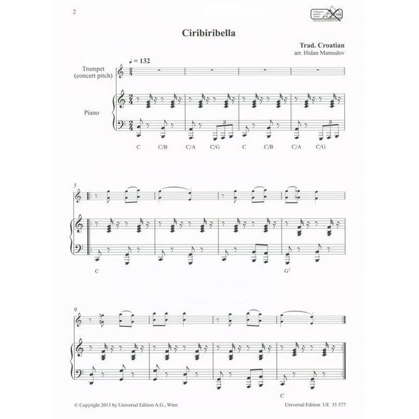 Universal Edition Balkan Play-Along Trumpet