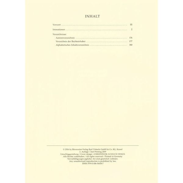 Brenreiter Intonationen zum Gotteslob