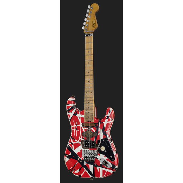 Evh Frankie Striped MN Relic R/W/B