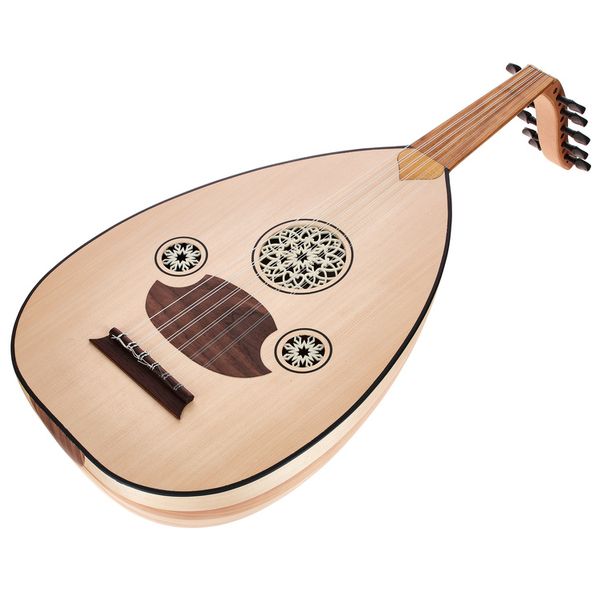 Saz 166-AK Turkish Oud Apricot