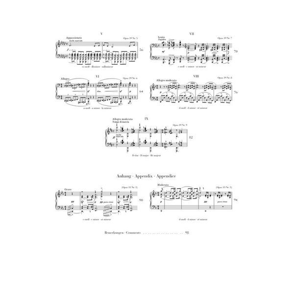 Henle Verlag Rachmaninow tudes-Tableaux