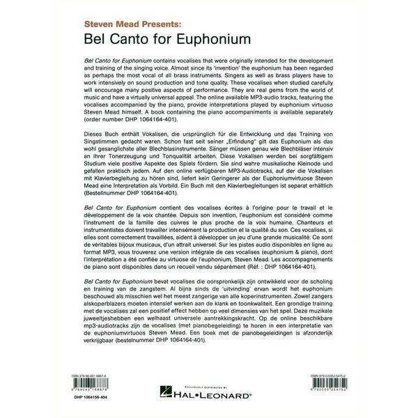 De Haske Steven Mead Bel Canto