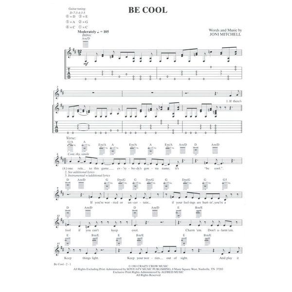 Alfred Music Publishing Joni Mitchell Complete So Far