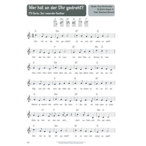 Bosworth 100 Kinderlieder Ukulele 2