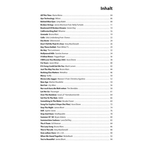 Hage Musikverlag Let's Play Guitar Pop Rock Hit