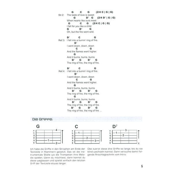 Bosworth Johnny Cash für Gitarre
