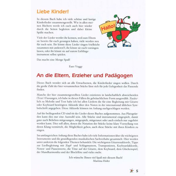 Voggenreiter Voggy's Kinderliederbuch