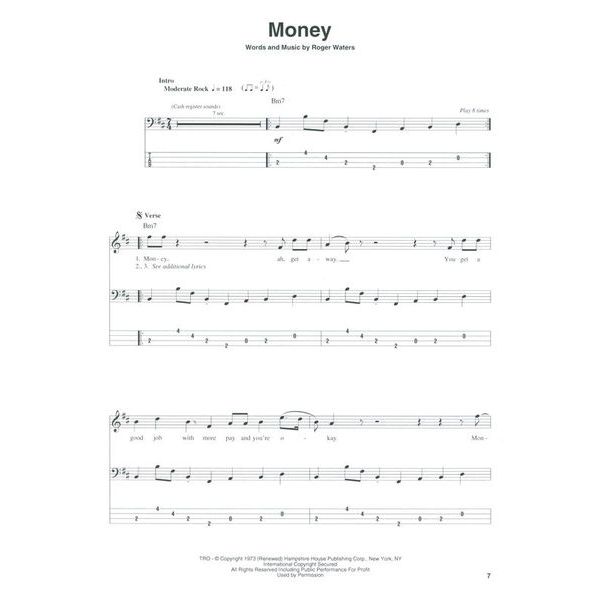 Hal Leonard Bass Play-Along Pink Floyd