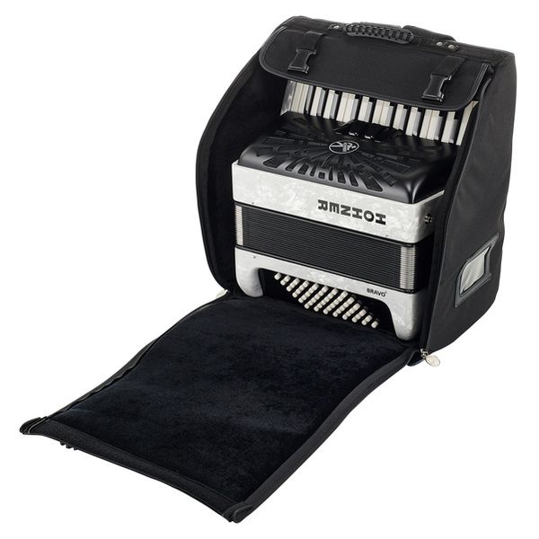 Hohner Bravo II 48 White silent key