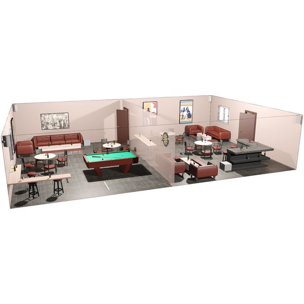 the box pro 2room Lounge Bundle M white