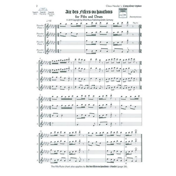 Alfred Music Publishing Camp Duty Update