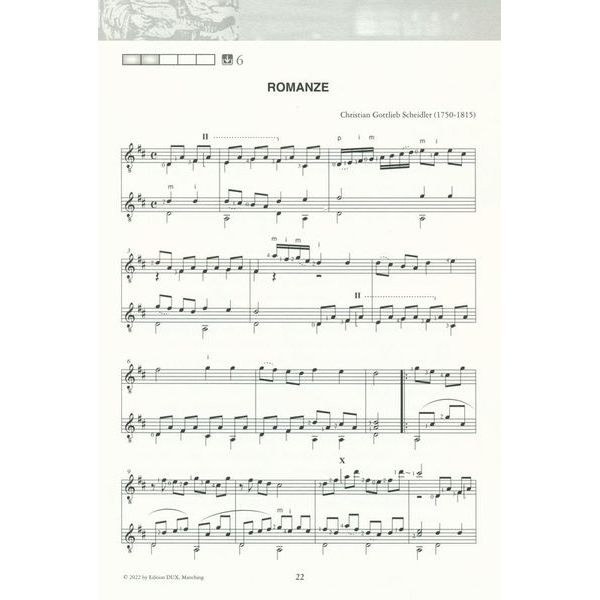 Edition Dux Saitenwege für zwei Gitarren 2