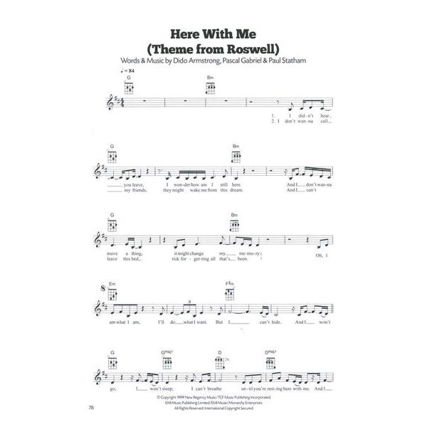 Wise Publications 101 Hits For Ukulele The Red