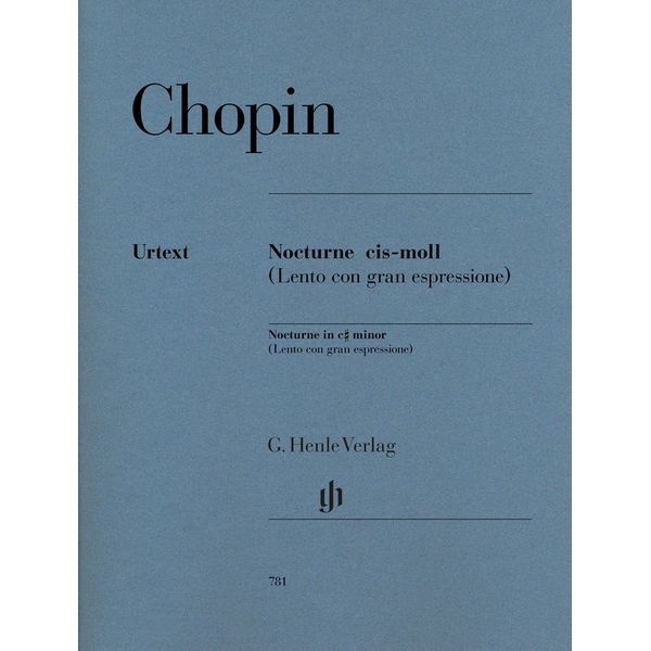 Henle Verlag Chopin Nocturne cis-moll